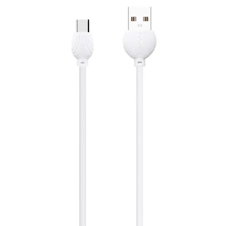 Awei USB-C laddkabel 2.5A med robust aluminiumlegering, vit