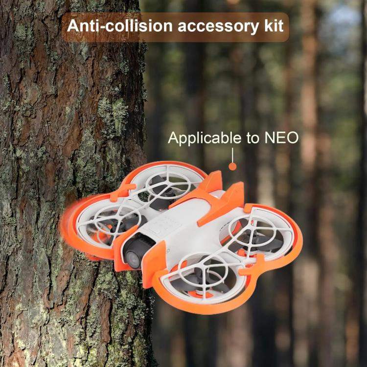 DJI Neo Propellerskydd, vitt, skyddar drönarens propellrar från skador vid inomhusflygning.