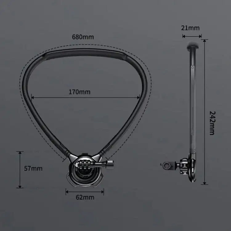 Roterande Nackhållare för Actionkamera