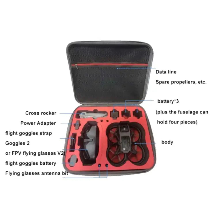 PC Hard Shell Waterproof Carrying Case for DJI Avata Drone - Action King