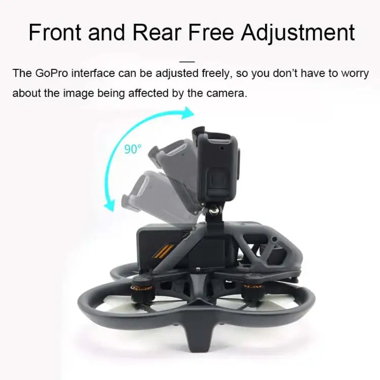 For DJI Avata CQT Upper Expansion Adapter Sports Camera Bracket - Action King