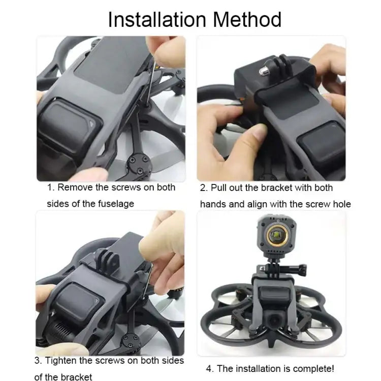 For DJI Avata CQT Upper Expansion Adapter Sports Camera Bracket - Action King