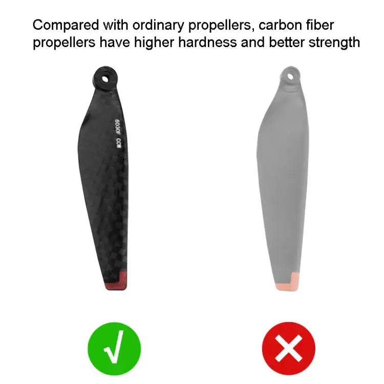 For DJI MINI 3 Carbon Fiber Propeller 6030F Paddle Propeller Wing Blade - Action King