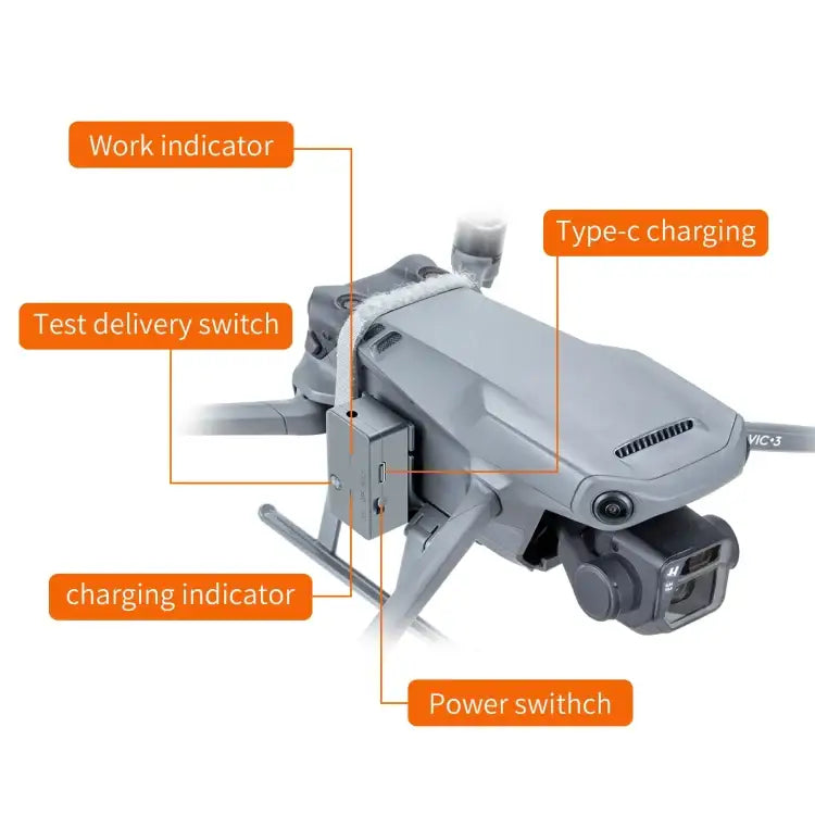 For DJI Mavic 3 Pro / 3 / 3 Classic / 3 Cine Robotic Arm Thrower Aerial Thrower - Action King