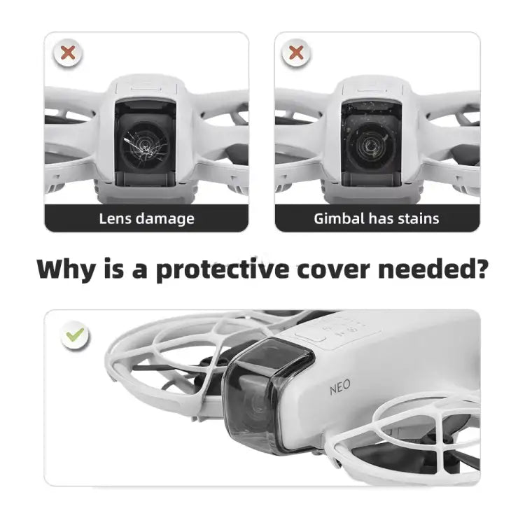 For DJI Neo Lens Protection Cover Gimbal Camera Dustproof Lens Cap - Action King