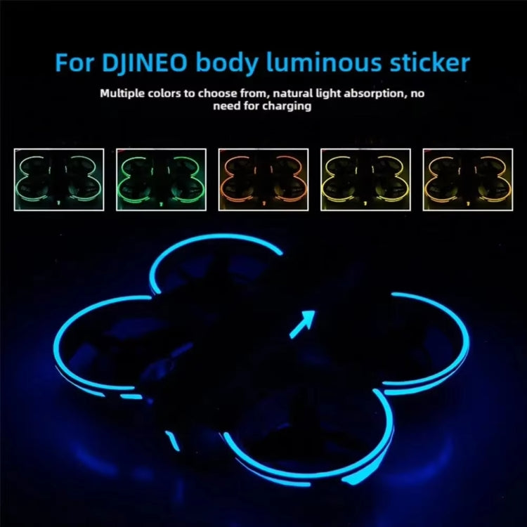DJI Neo Luminous Stickers - Lysande Dekaler för DJI Neo Drönare