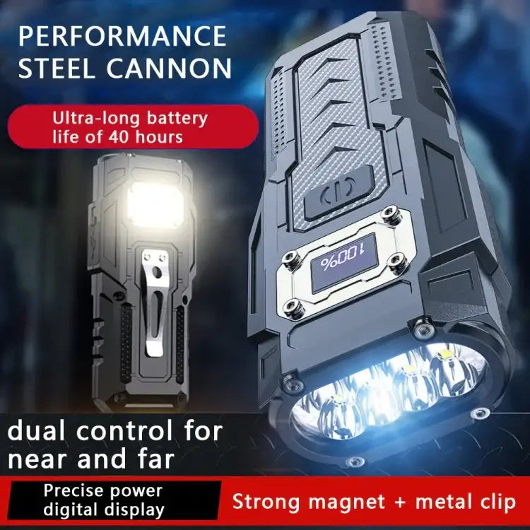 Mini Nyckellampa Magnet mit LCD Display