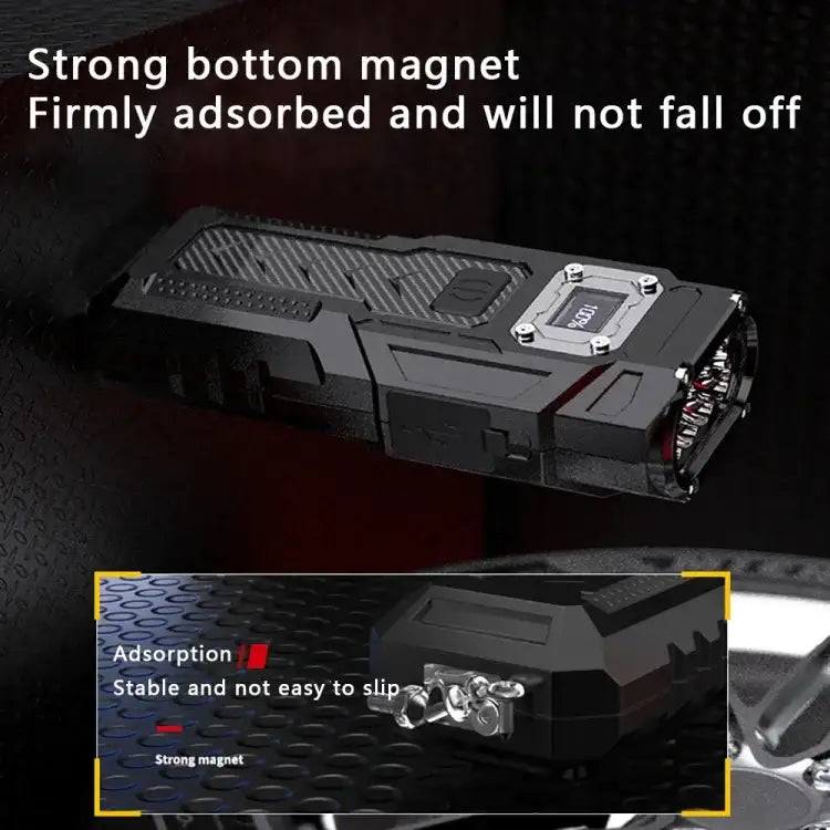 Mini Nyckellampa Magnet mit LCD Display