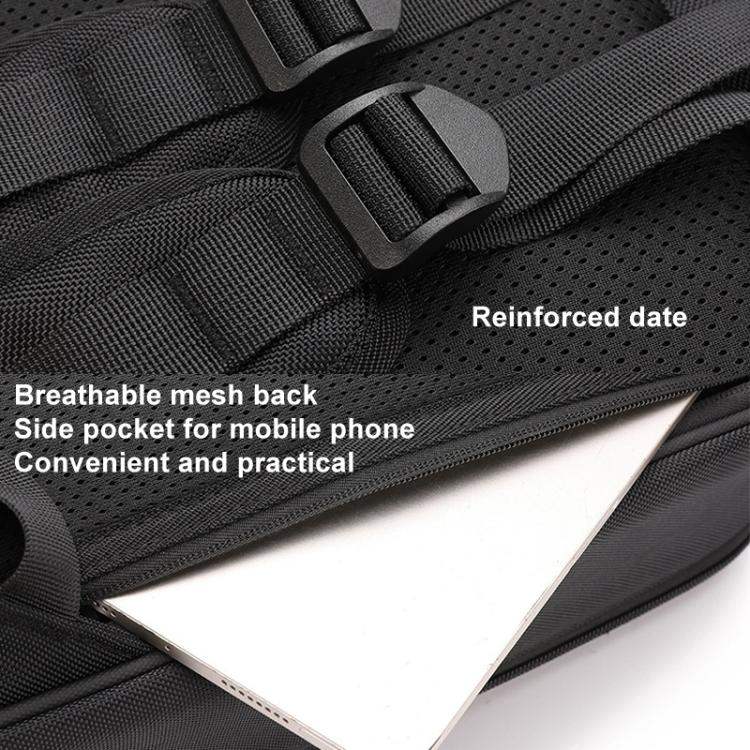 For DJI Air 3 / 3S BKANO AS3-013 Portable Shoulder Bag Hard-shell Storage Backpack - Action King
