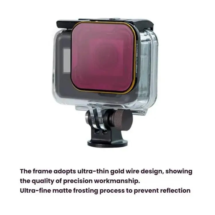 For GoPro 5/6 PGYTECH Deep Diving Snorkeling Filter Waterproof Case - Action King