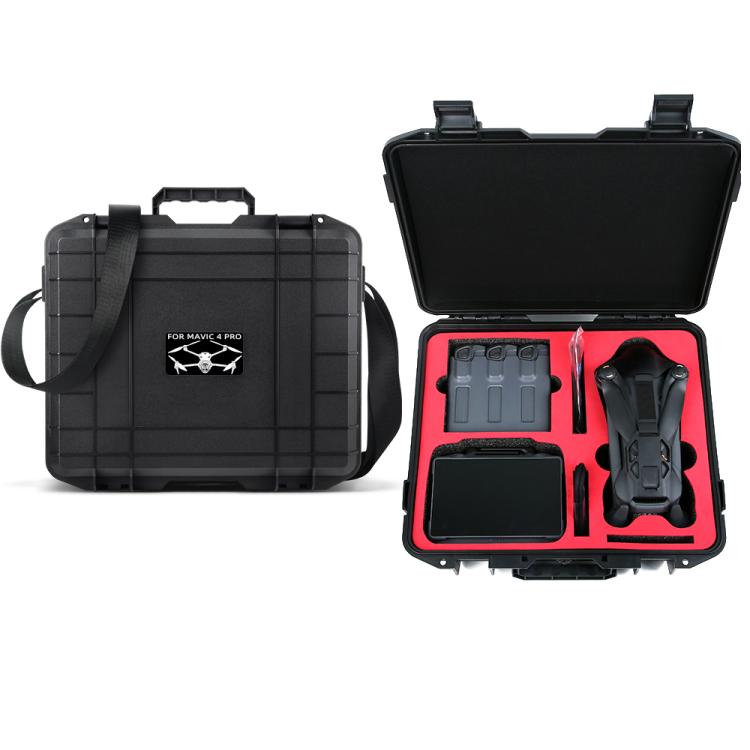 Explosionssäker väska för DJI Mavic 4 Pro. Skyddar drönaren från yttre påverkan och brand.
