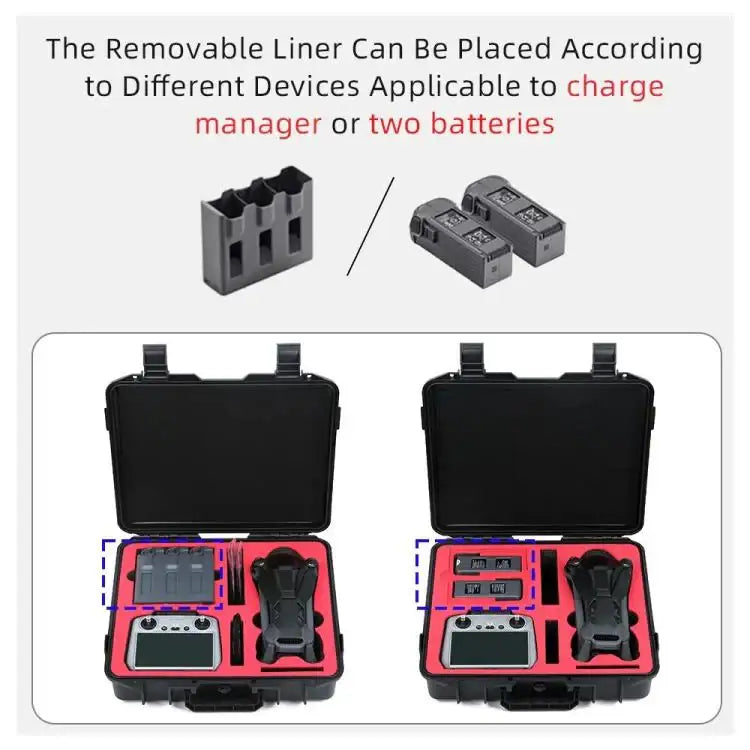 For DJI Mavic 4 Pro Fly More Combo RC 2 Explosion-Proof Box EVA Shockproof Storage Case With Shoulder Strap - Action King