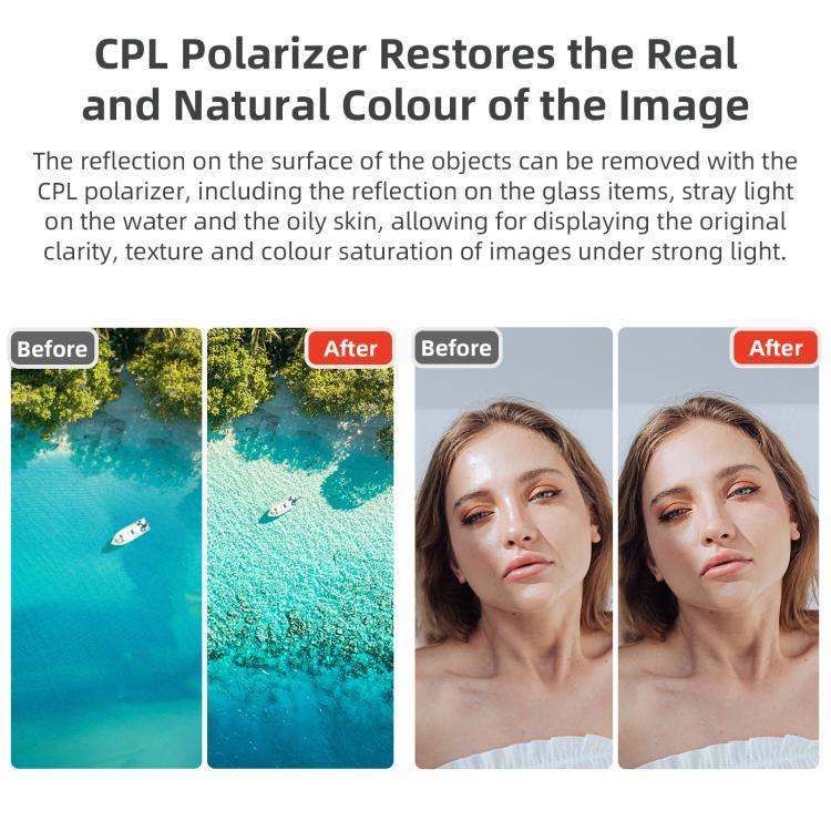 DJI Flip aMagisn Filter Lins för Drönarfotografering