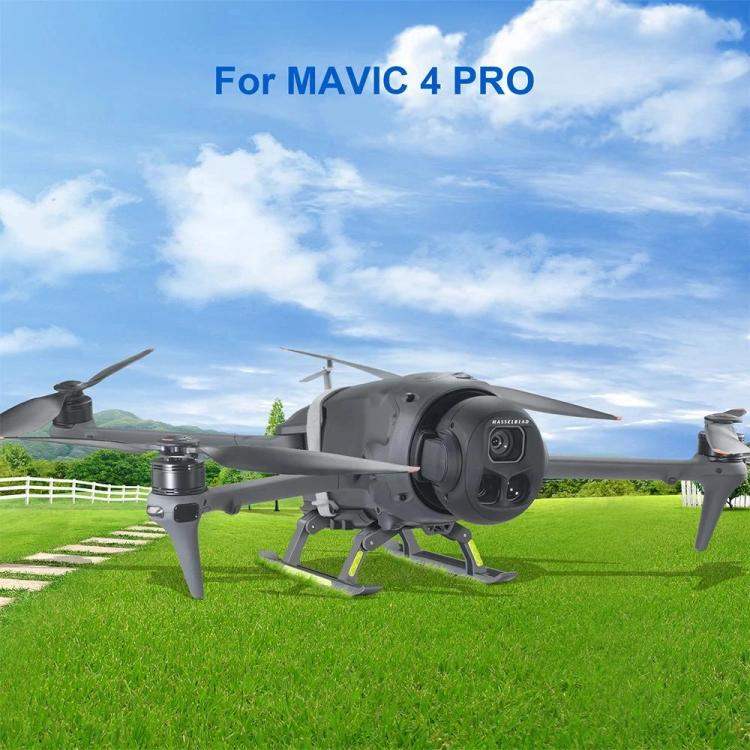 For DJI Mavic 4 Pro Drone YX Foldable Heightening Landing Gear with Reflective Strips - Action King