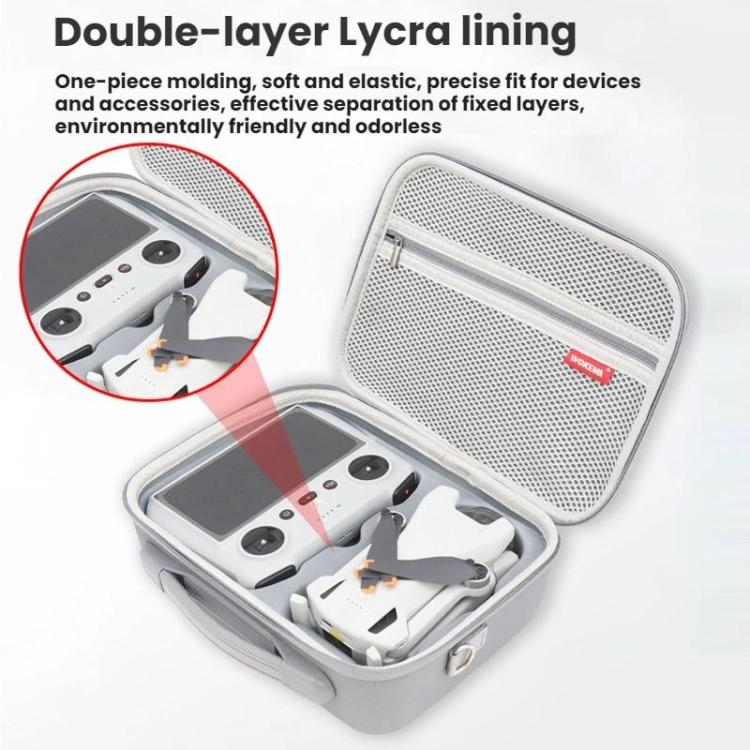 DJI Mini drönarväska i svart, ger optimalt skydd för din drönare och tillbehör under transport.