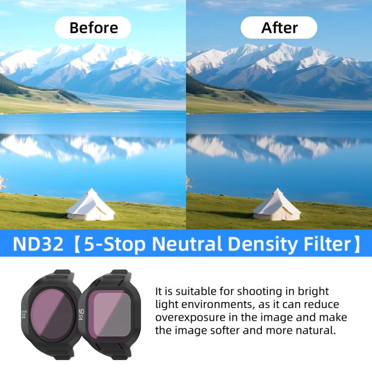 Für DJI Mini 5 Pro Drohne Magnetische Linsenfilter, UV, CPL, ND8, ND16, ND32, ND64, ND256, ND8/PL, ND16/PL, ND32/PL, ND64//PL, ND256/PL, CPL+ND8+ND16, CPL+ND16+ND32, UV+CPL+ND8, UV+CPL+ND16, CPL+ND8/PL+ND16/PL, ND8+ND16+ND32+ND64