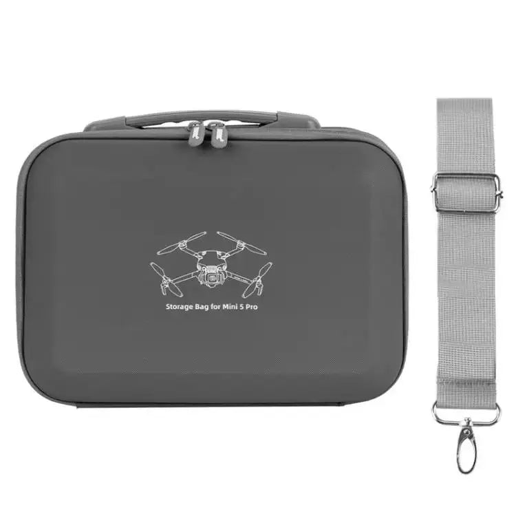 Pro axelväska för DJI Mini 5 Pro – säker förvaring och transport av drönare och tillbehör.