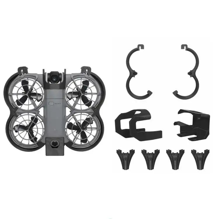 DJI Neo 2 drönarpropellerskydd, vitt. Skyddar propellrar och ökar säkerheten.