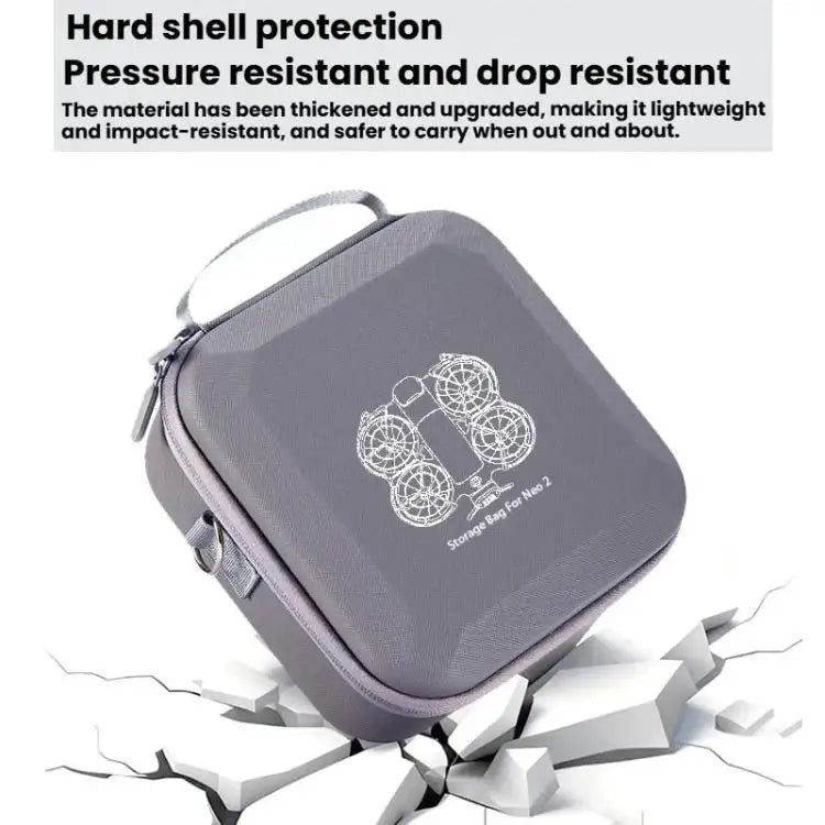 DJI Neo 2 Hårdväska skyddar din drönarvärd perfekt under transport och förvaring.