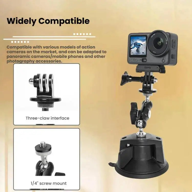 Osmo Action 6 Sugkoppsfäste för Bilmontering