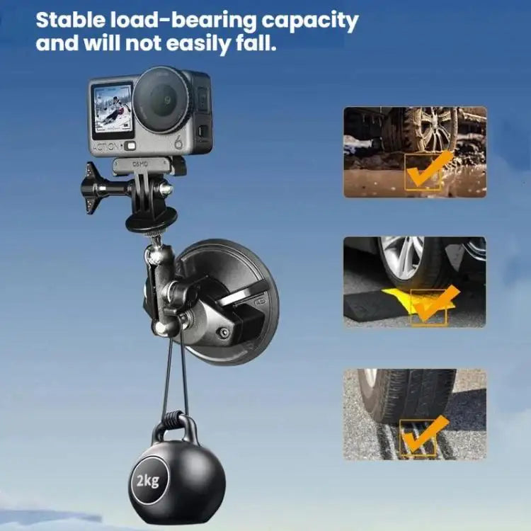 Osmo Action 6 Sugkoppsfäste för Bilmontering