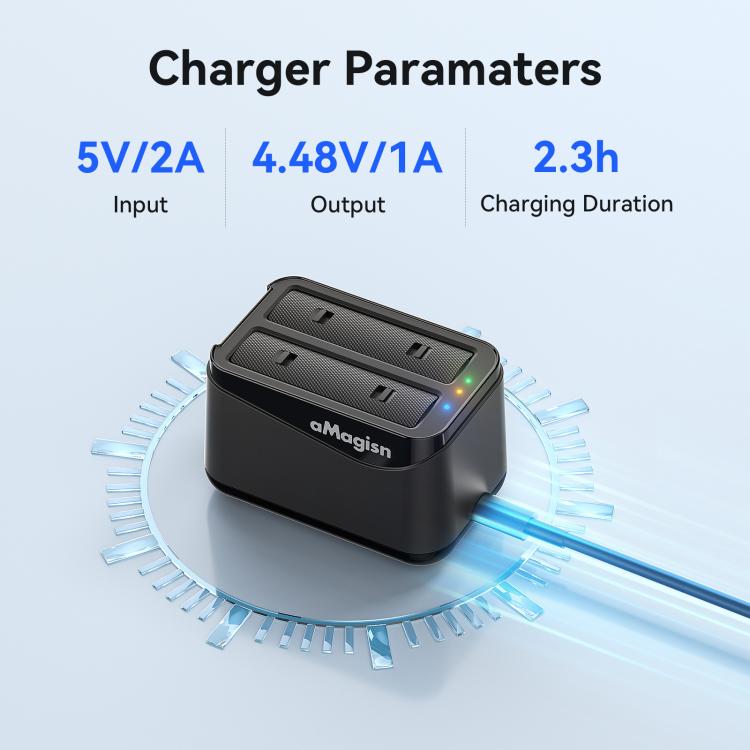 Dubbel Batteriladdare för Insta360 X4