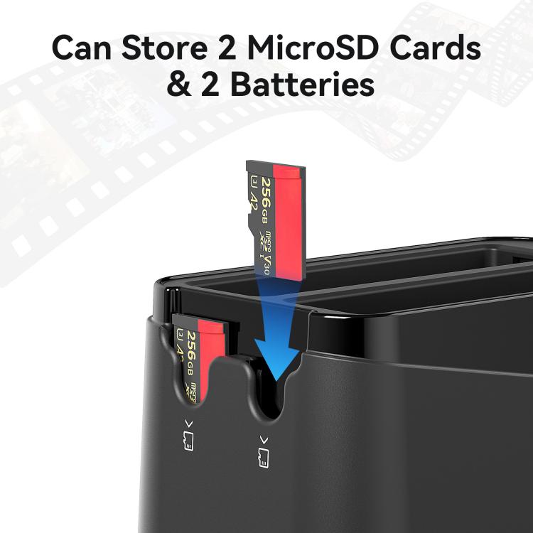 Dubbel Batteriladdare för Insta360 X4