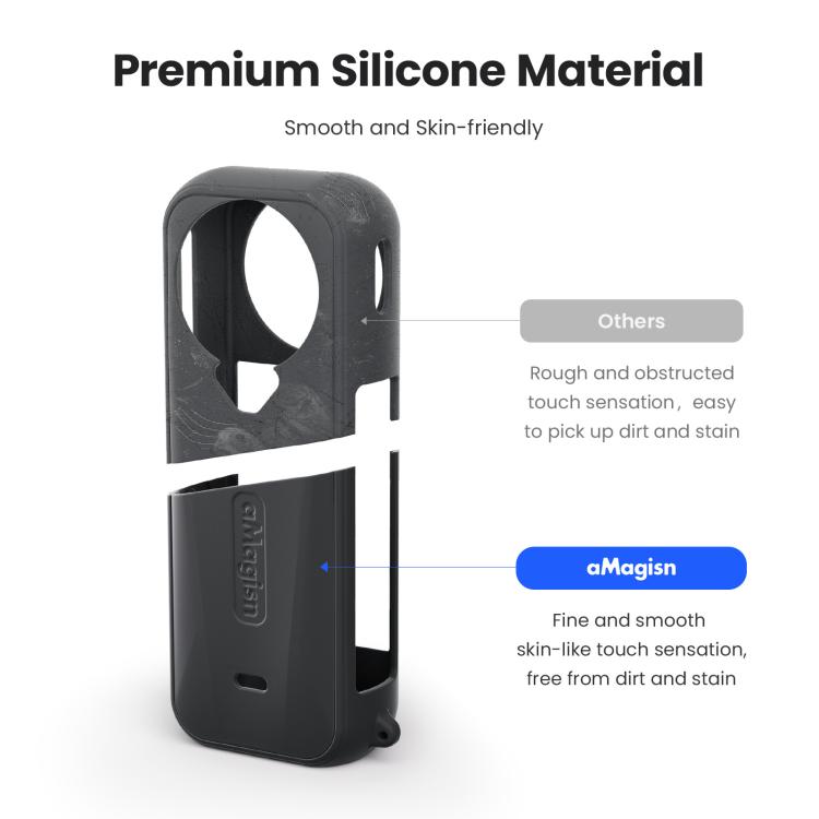 Insta360 X4 Silikonskal för Robust Kameraskydd