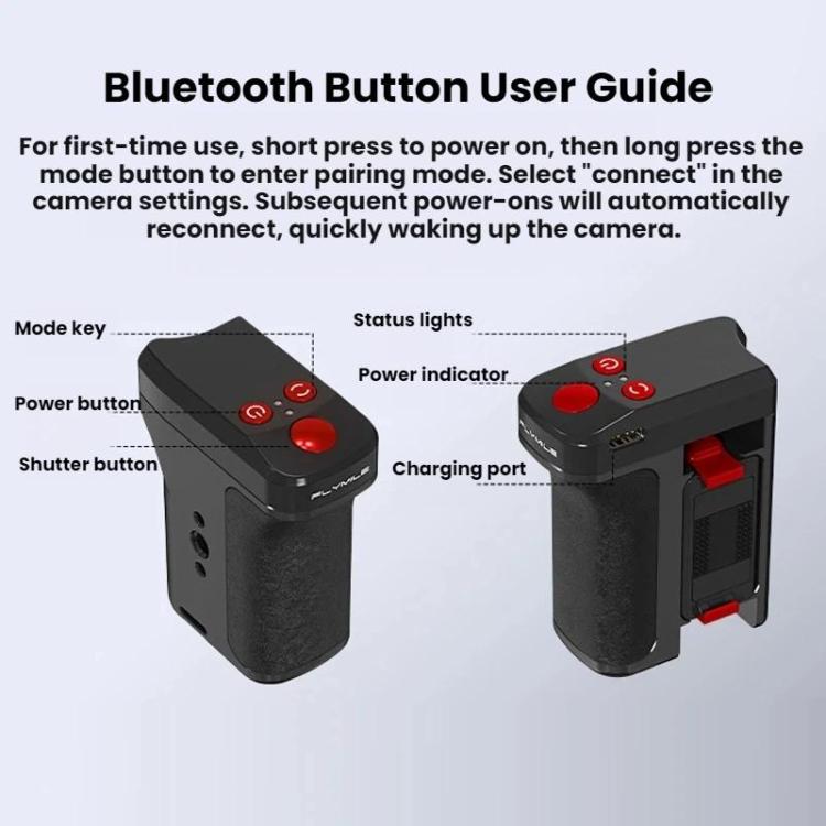 Flymile DJI Magnetiskt Kamerahandtag för Actionkamera
