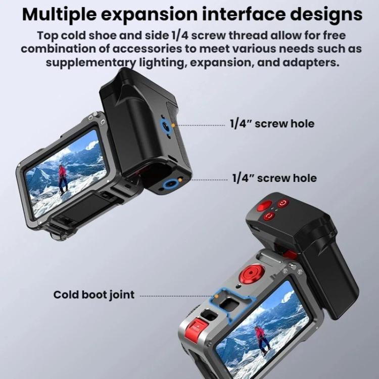Flymile DJI Magnetiskt Kamerahandtag för Actionkamera