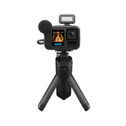 GoPro Hero13 Black Creator Edition actionkamera med mikrofon, LED-lampa och tripod stativ